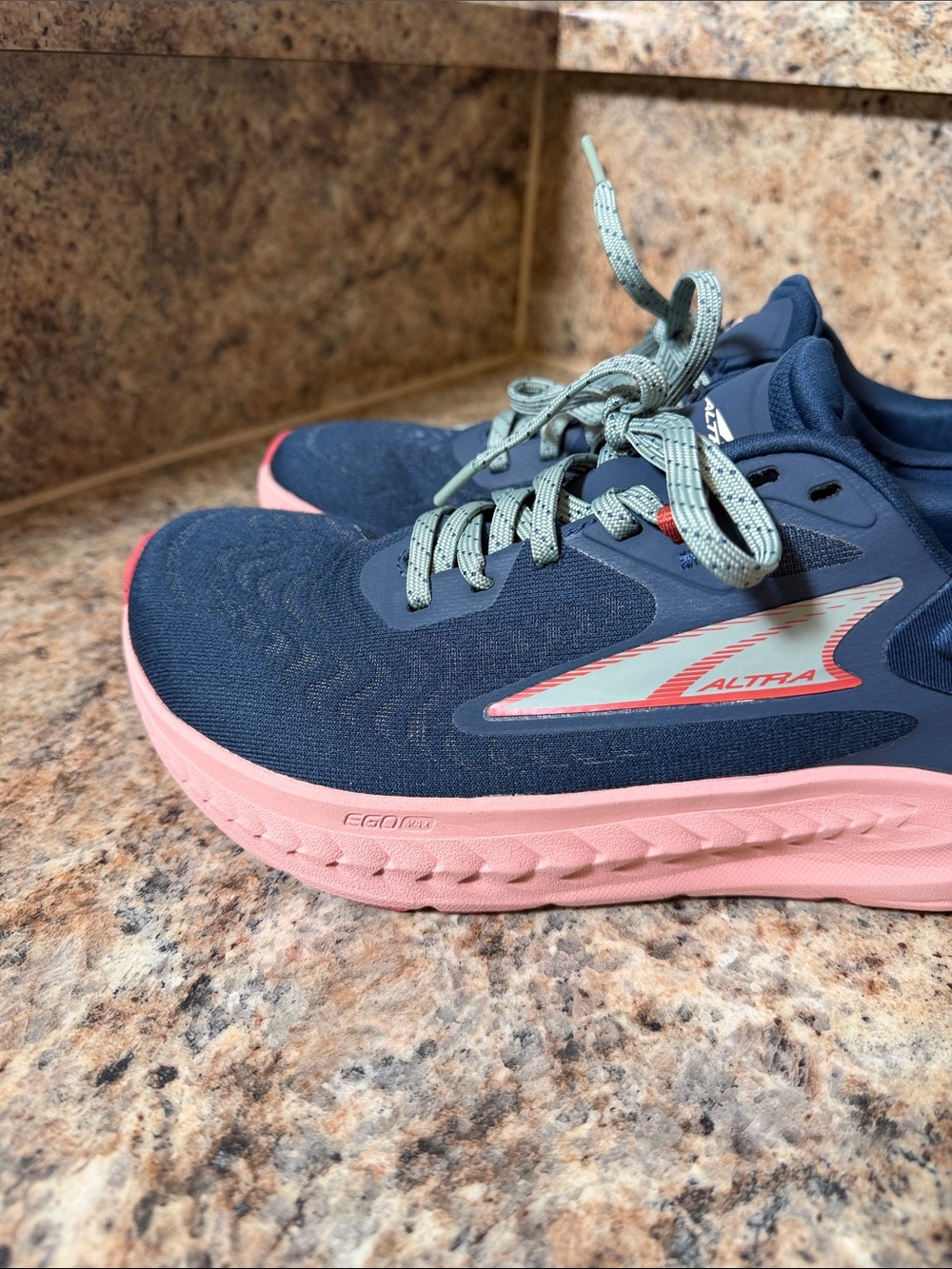 Altra Torin 7 Women's Navy Blue and Pink Running Sneakers - Picture 7 of 11